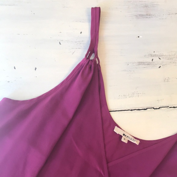 LAMADE Magenta Pure Silk Dress - Picture 2 of 8